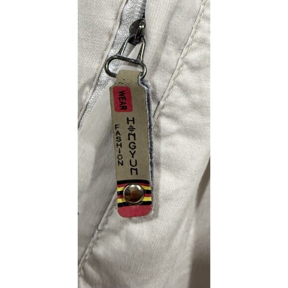 Nautical Cotton Shorts with Elastic Waist and Zipper Pockets Small - Picture 14 of 16